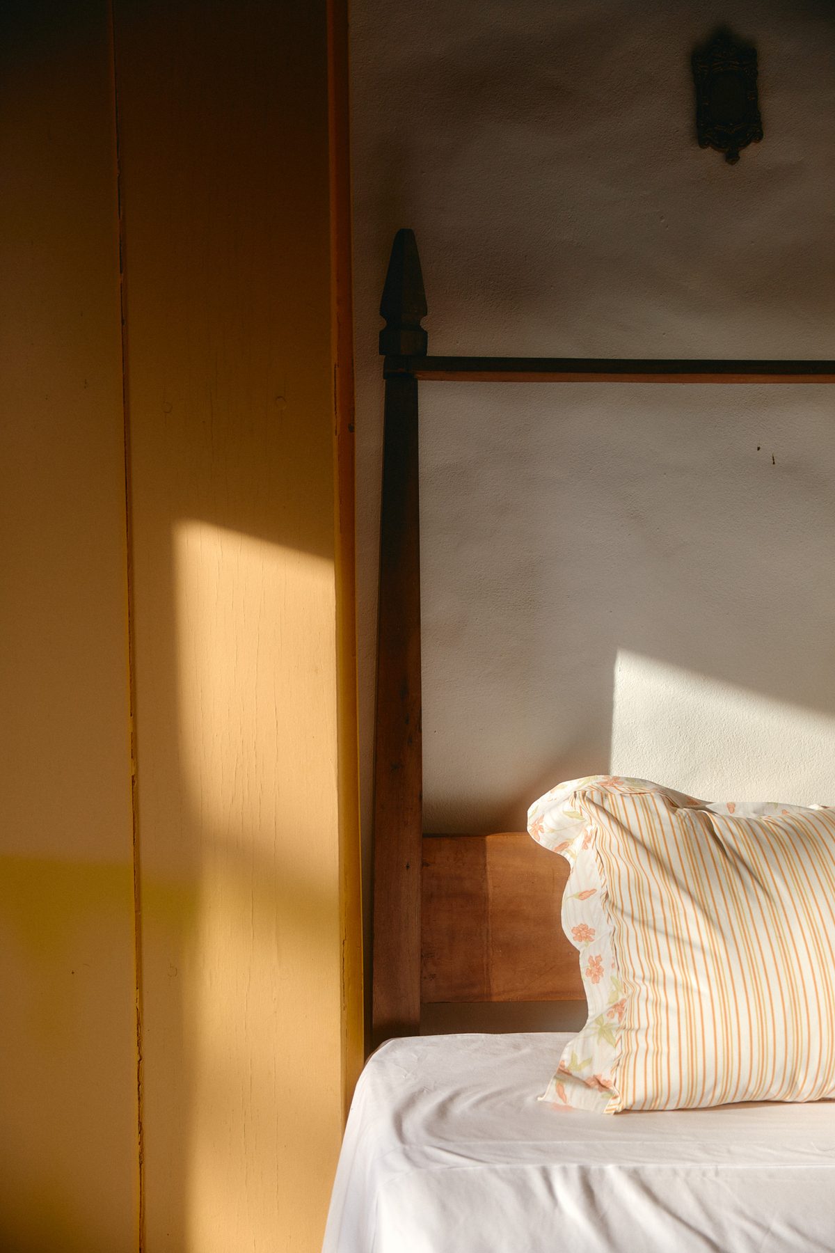 Morning light in a hotel room
