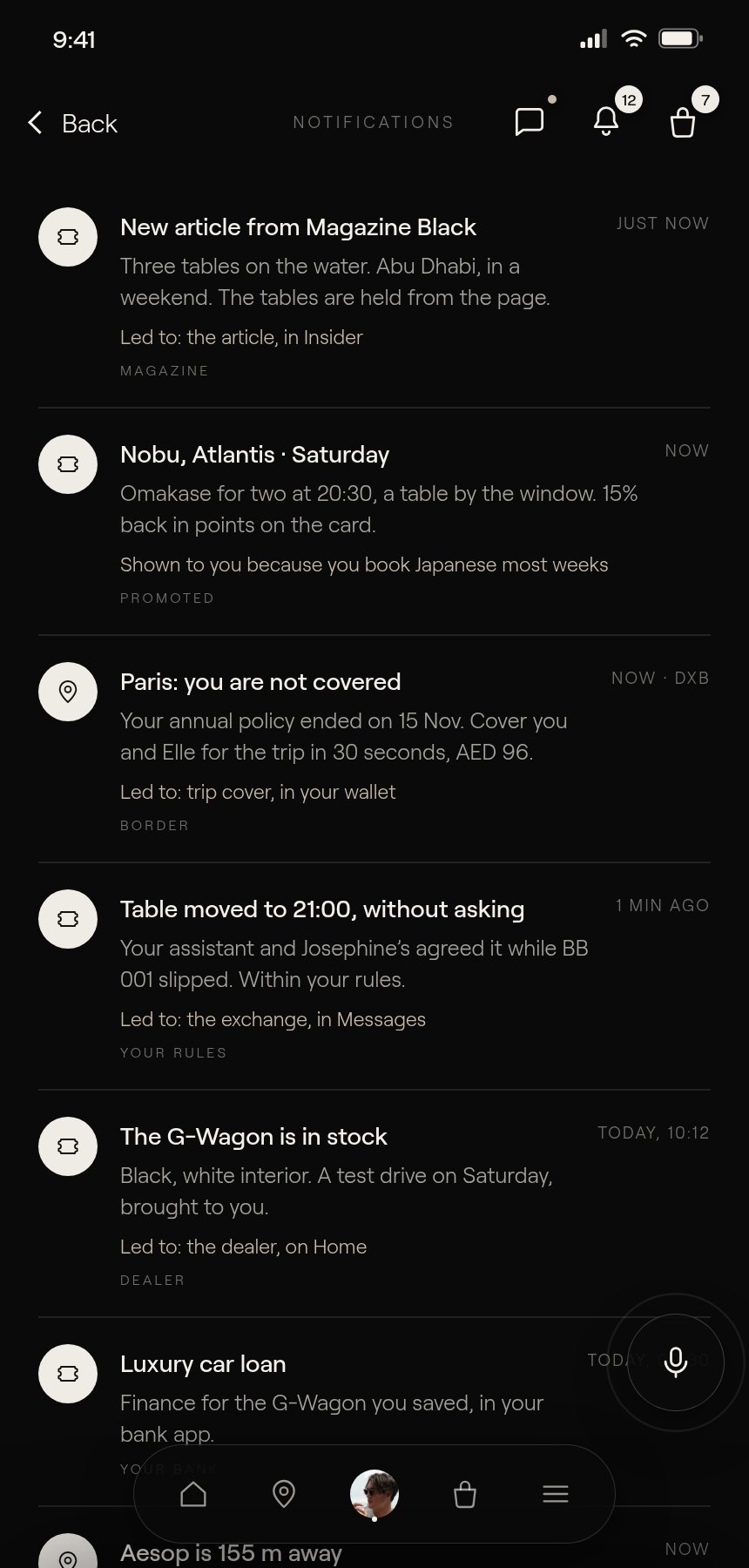 The notification: new article from Magazine Black